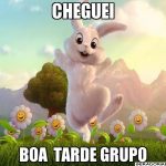 Cheguei…