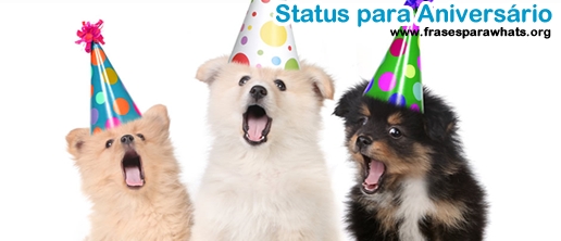 Status para Aniversário