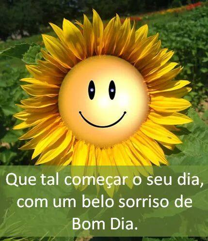 sorriso de bom dia