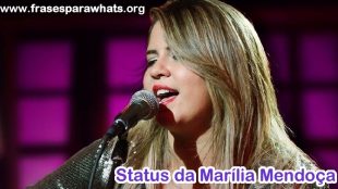 status da marília mendonca para whats