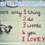 Status de Amor em inglês (os melhores)